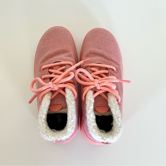 Allbirds Wool Runner-Up Mizzle Fluffs in Calm Coral - Picture 9 of 10